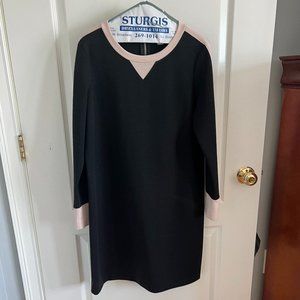 J.Crew black sweatshirt dress